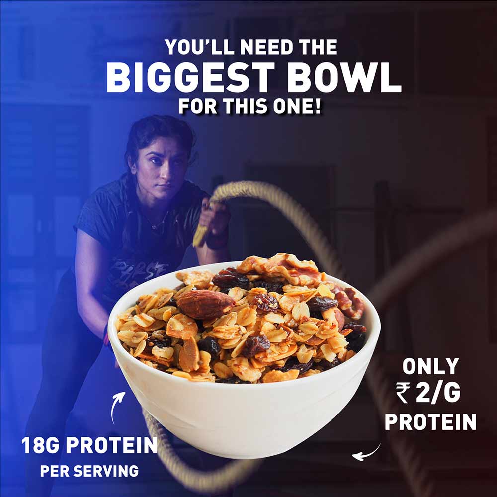 MuscleBlaze High Protein Muesli, 400g