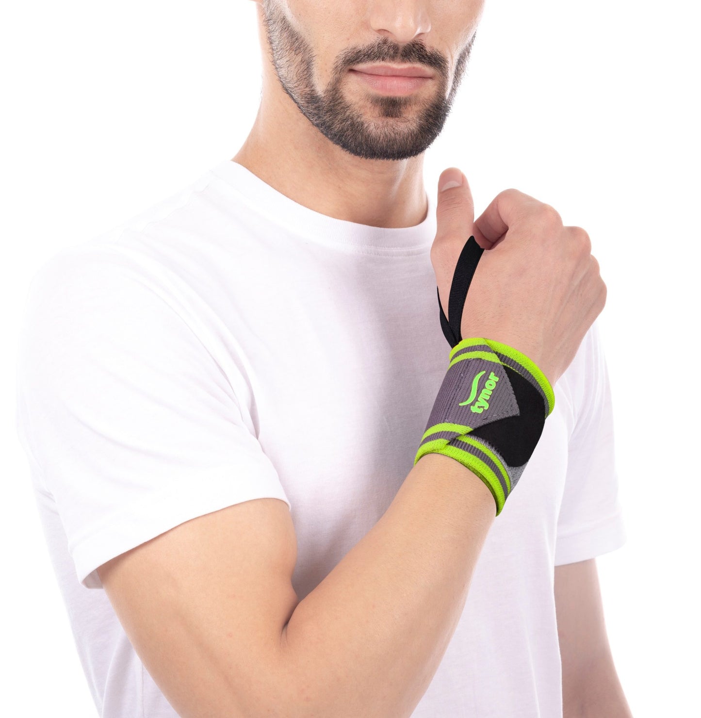 Tynor Wrist Wrap With Thumb Loop, Universal, Pack of 2