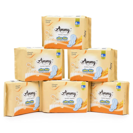 Ammy Set Of 6 Xl Ultra Thin Sanitary Pads (Pack Of 6)