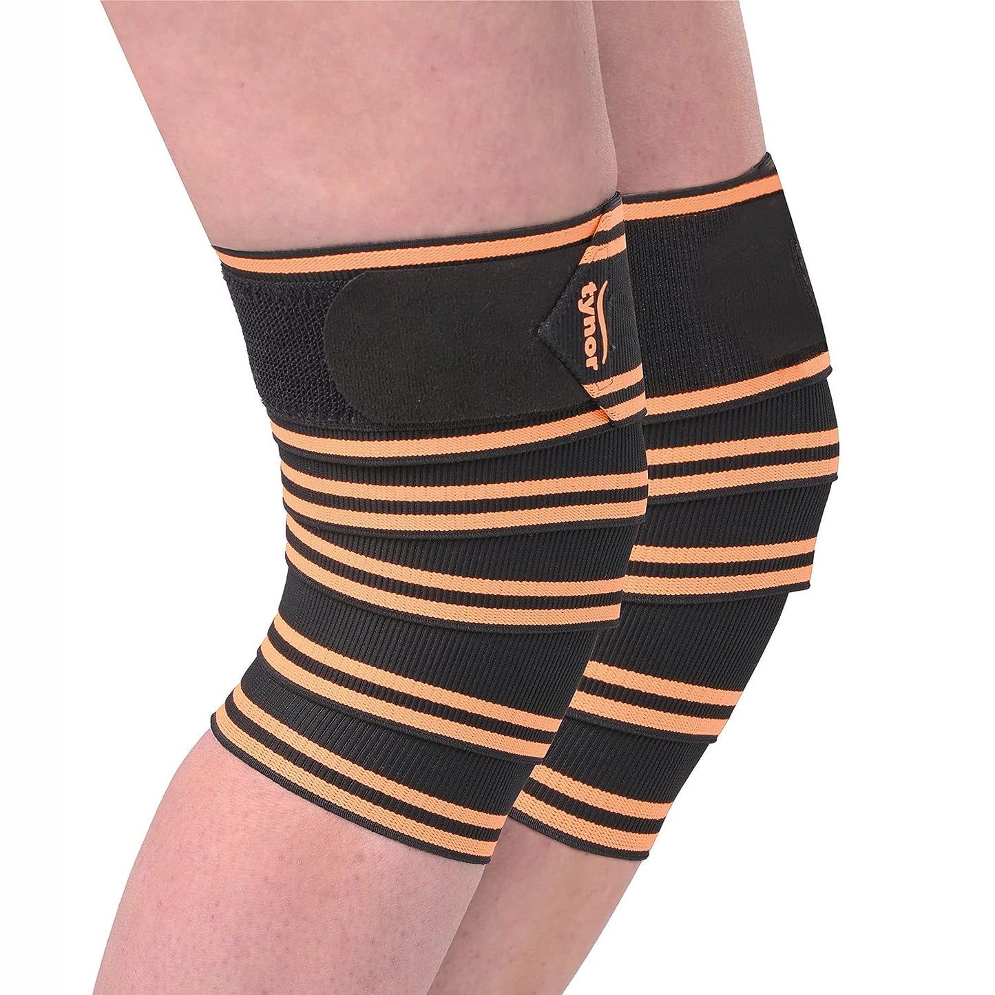 Tynor Weight Lifting Knee Wrap, Universal, Pack of 2