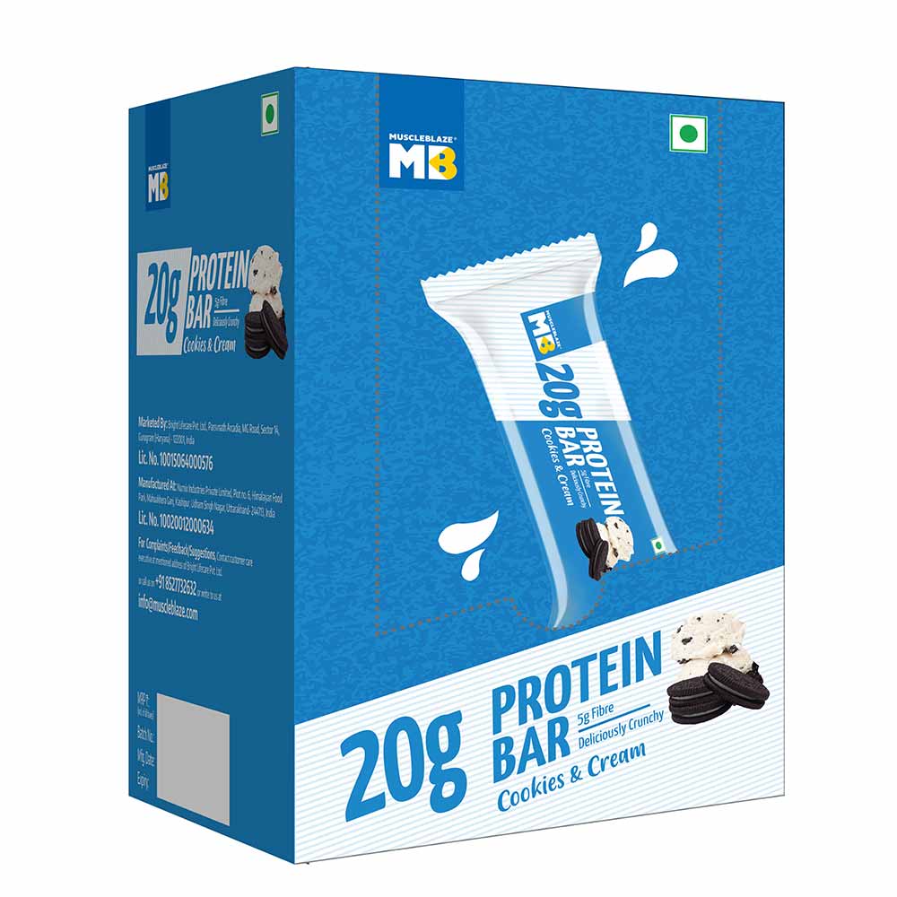 MuscleBlaze Energy Bar, 6 bar(s)