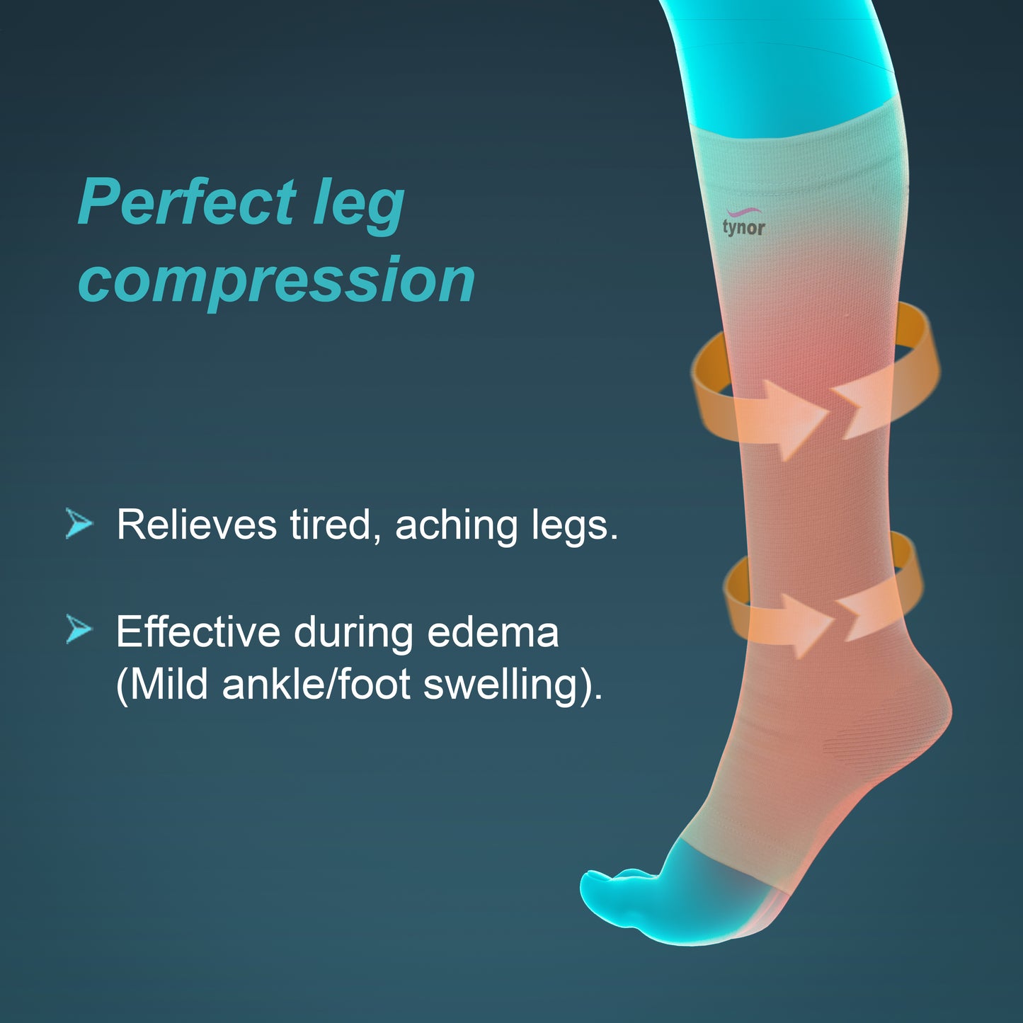 Tynor Compression Stocking Below Knee Classic