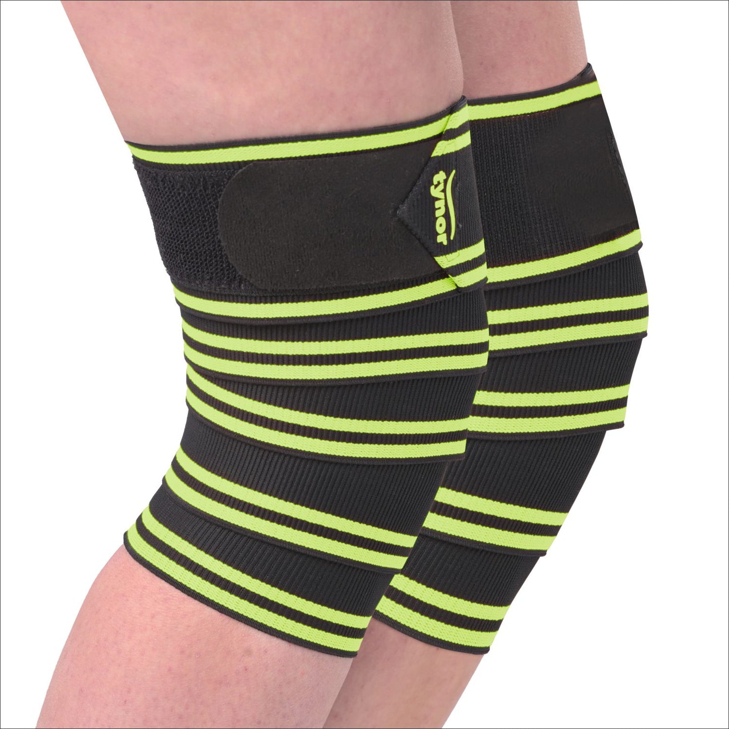 Tynor Weight Lifting Knee Wrap, Universal, Pack of 2