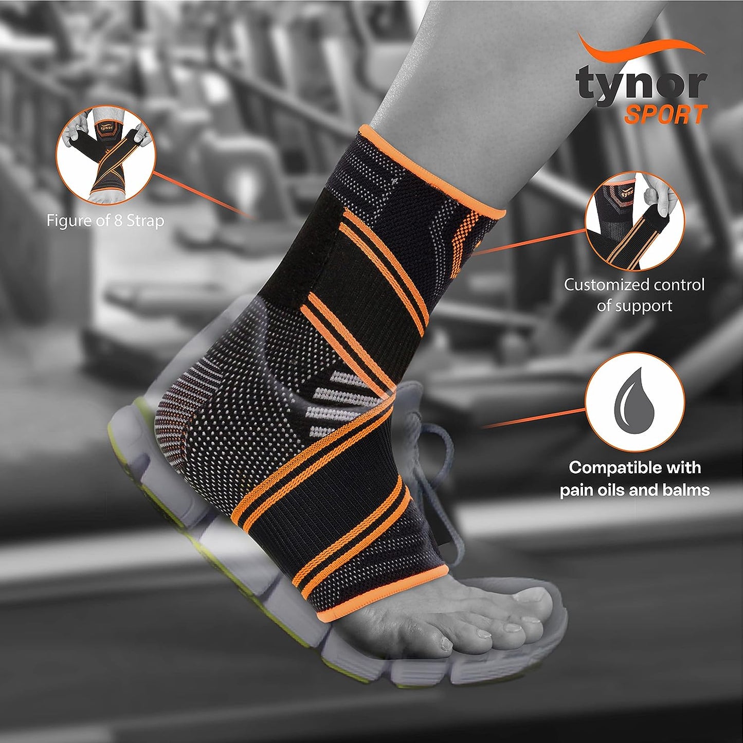 Tynor Ankle Binder Air Pro, 1 Unit