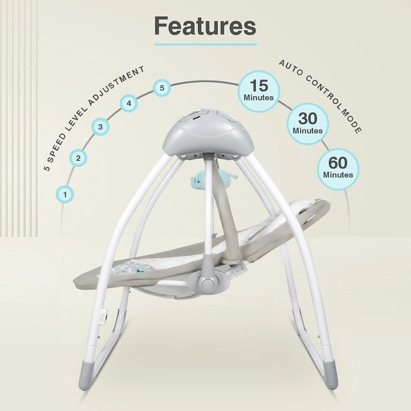 R for Rabbit - Snicker Automatic Baby Swing