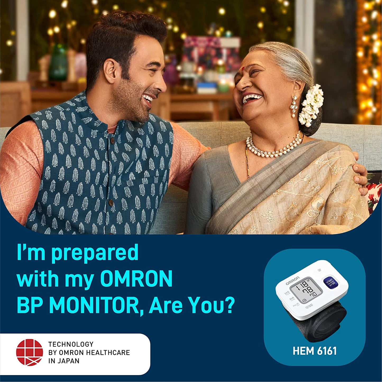 Omron HEM 6161 Fully Automatic Wrist Blood Pressure Monitor