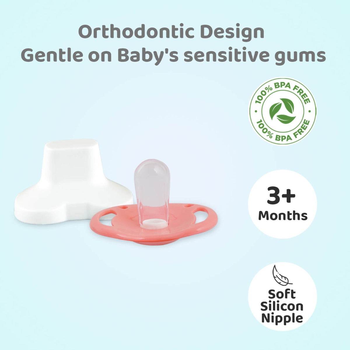 R for Rabbit - Apple Pacifier Ultra Soft Silicone Nipple