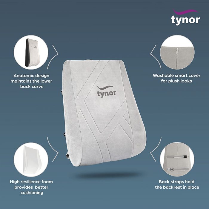 Tynor Back Rest Full, Universal