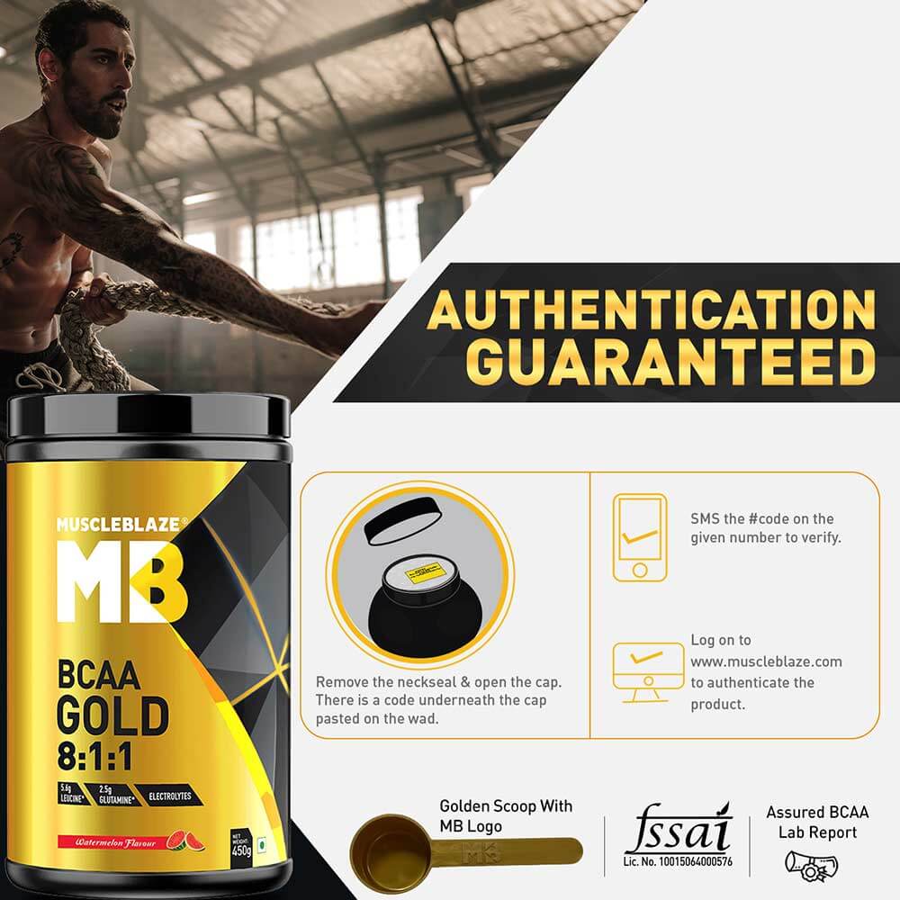 MuscleBlaze BCAA Gold 8:1:1