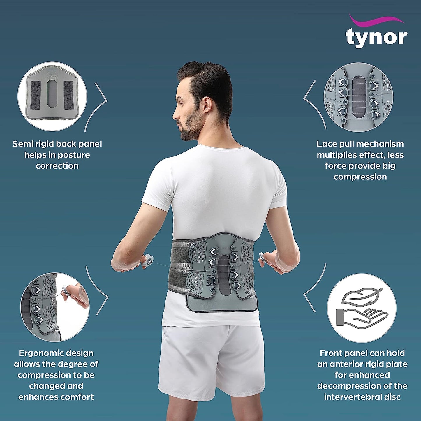 Tynor Lumbo Lacepull Brace