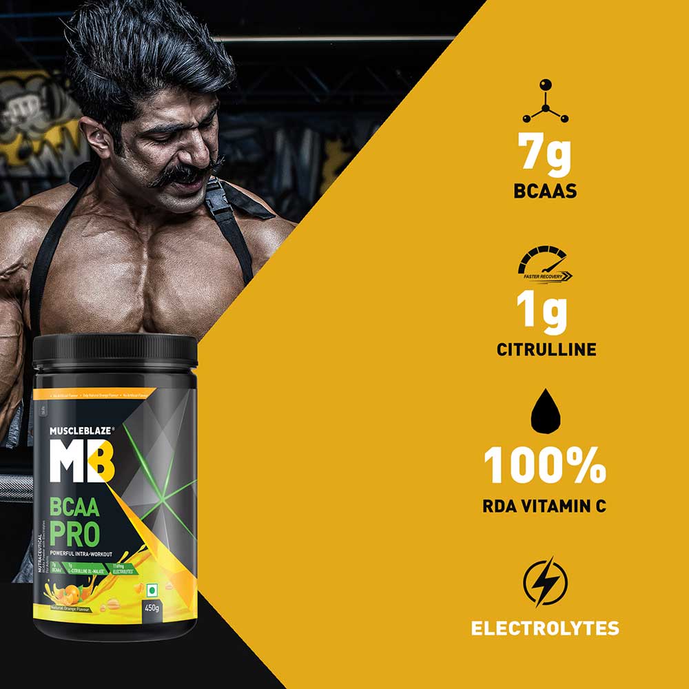 MuscleBlaze BCAA Pro Essential Amino Acids, 250g