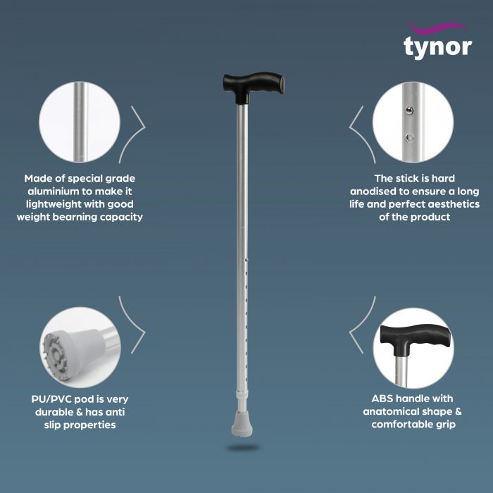 Tynor Walking Stick L Type
