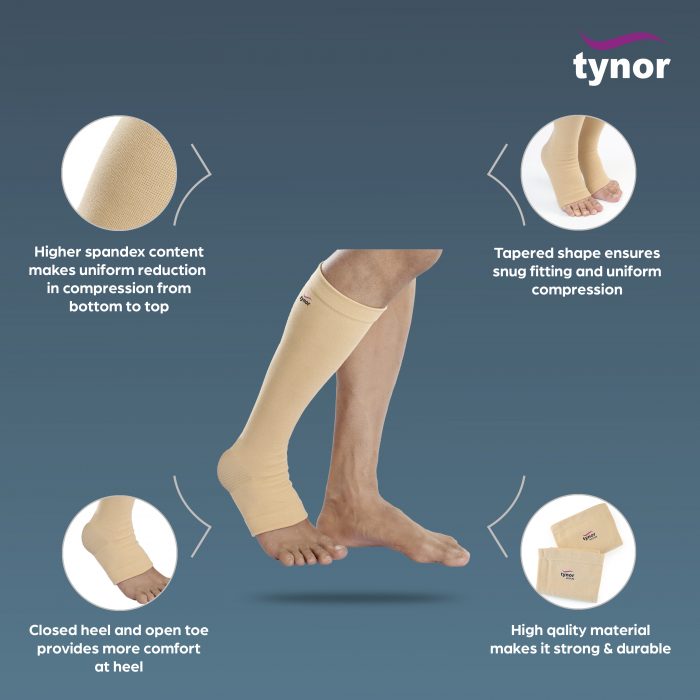 Tynor Compression Stocking Below Knee Classic