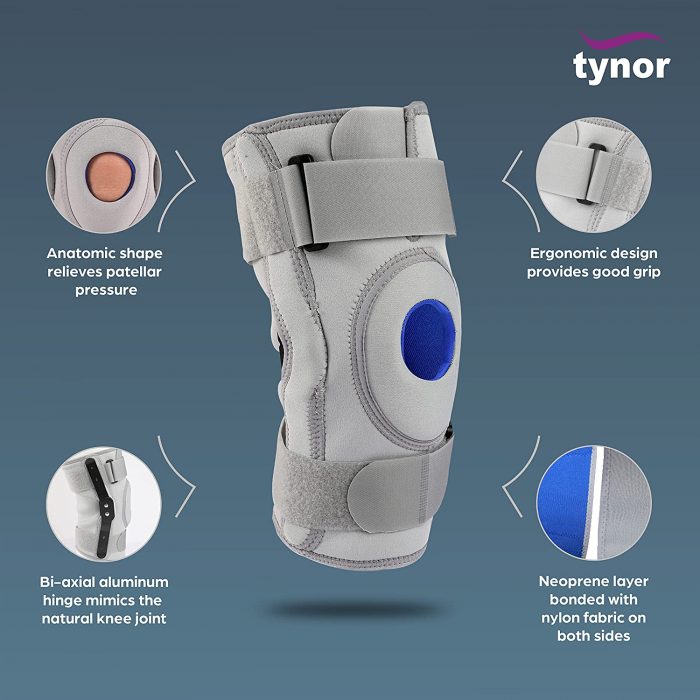 Tynor Knee Support Hinged (Neoprene)