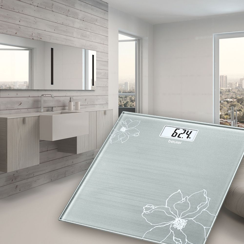 Beurer GS 10 glass bathroom weight scale