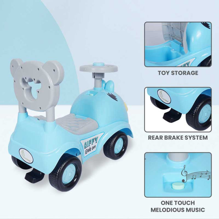 R for Rabbit - Giffy Ride On Car for Kids