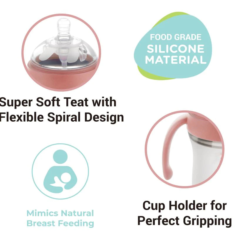 First Feed Silicon 160 ml Silicon Feeding Bottle
