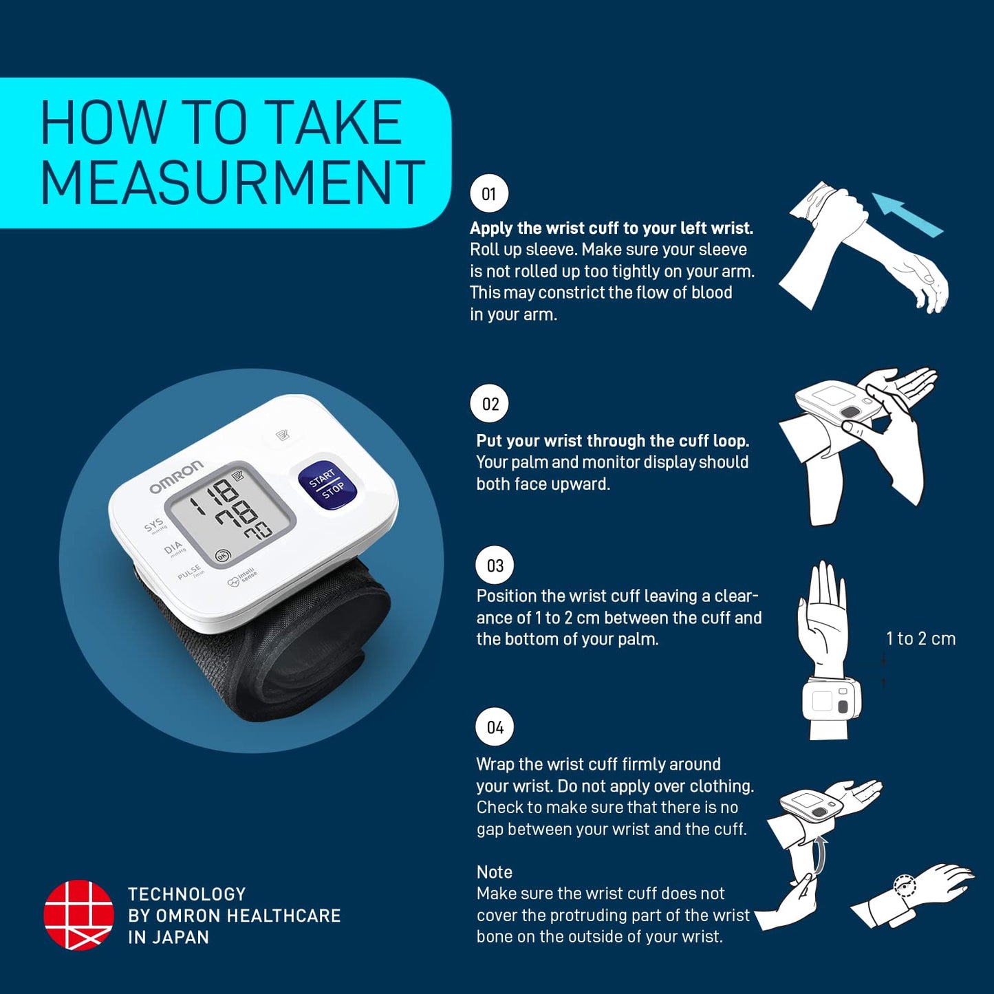 Omron HEM 6161 Fully Automatic Wrist Blood Pressure Monitor