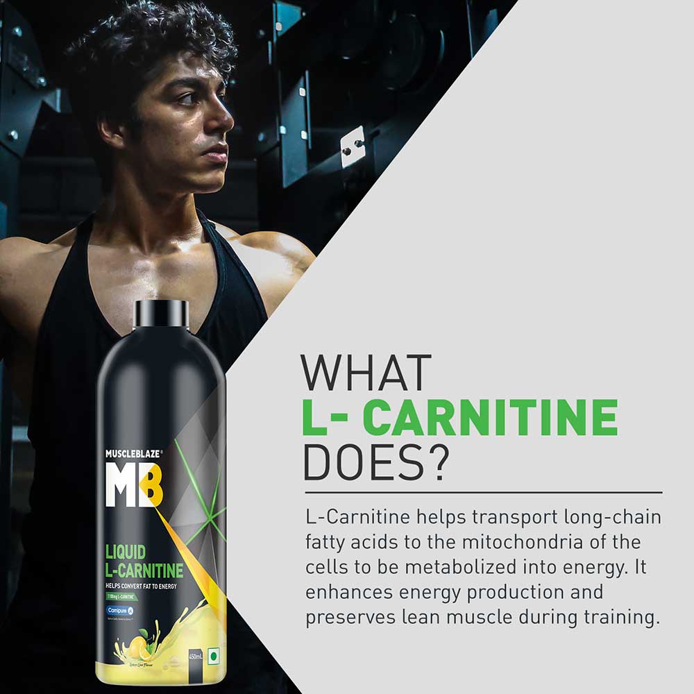 MuscleBlaze Liquid L-Carnitine, 450 ml
