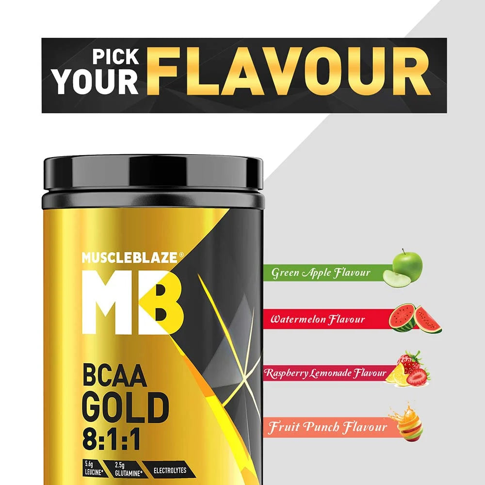MuscleBlaze BCAA Gold 8:1:1