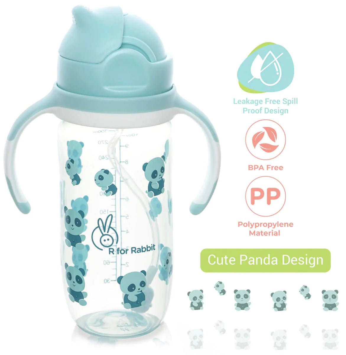 R for Rabbit Bubble Sipper Bottle
