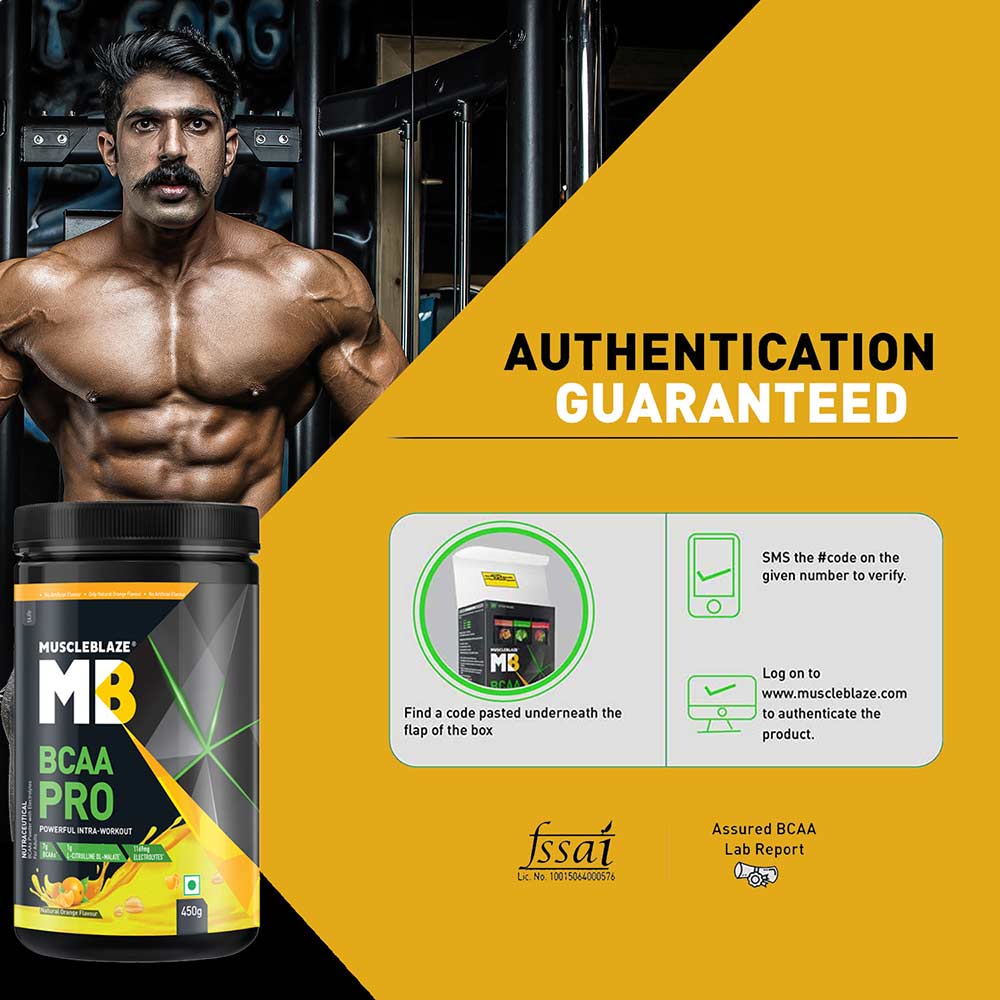 MuscleBlaze BCAA Pro Essential Amino Acids, 250g