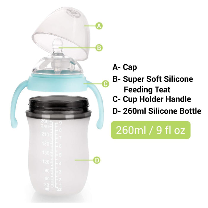 Rabbit First Feed 260 ml - Silicon Feeding Bottle