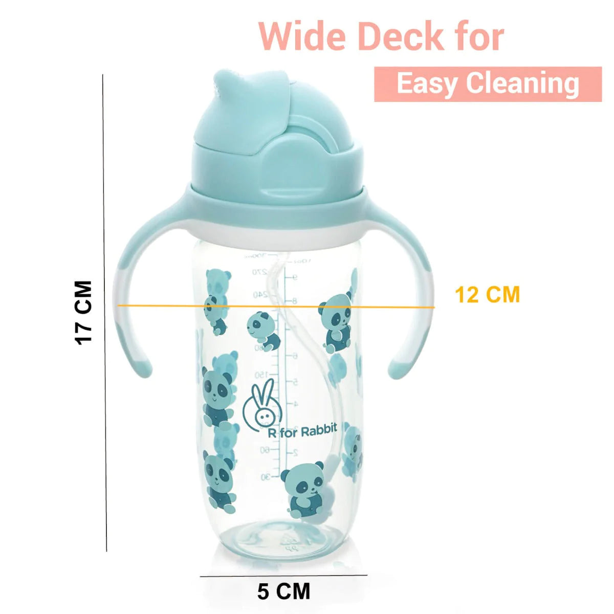 R for Rabbit Bubble Sipper Bottle