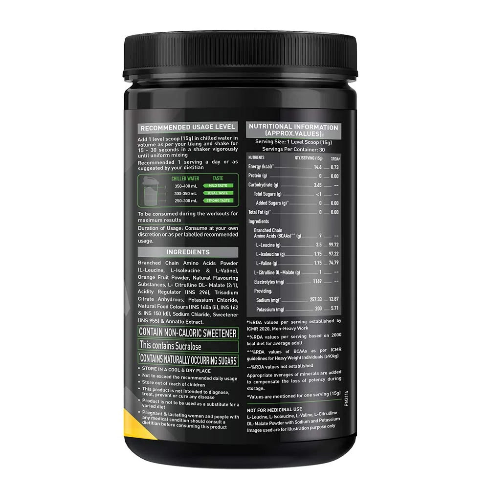 MuscleBlaze BCAA Pro Essential Amino Acids, 250g
