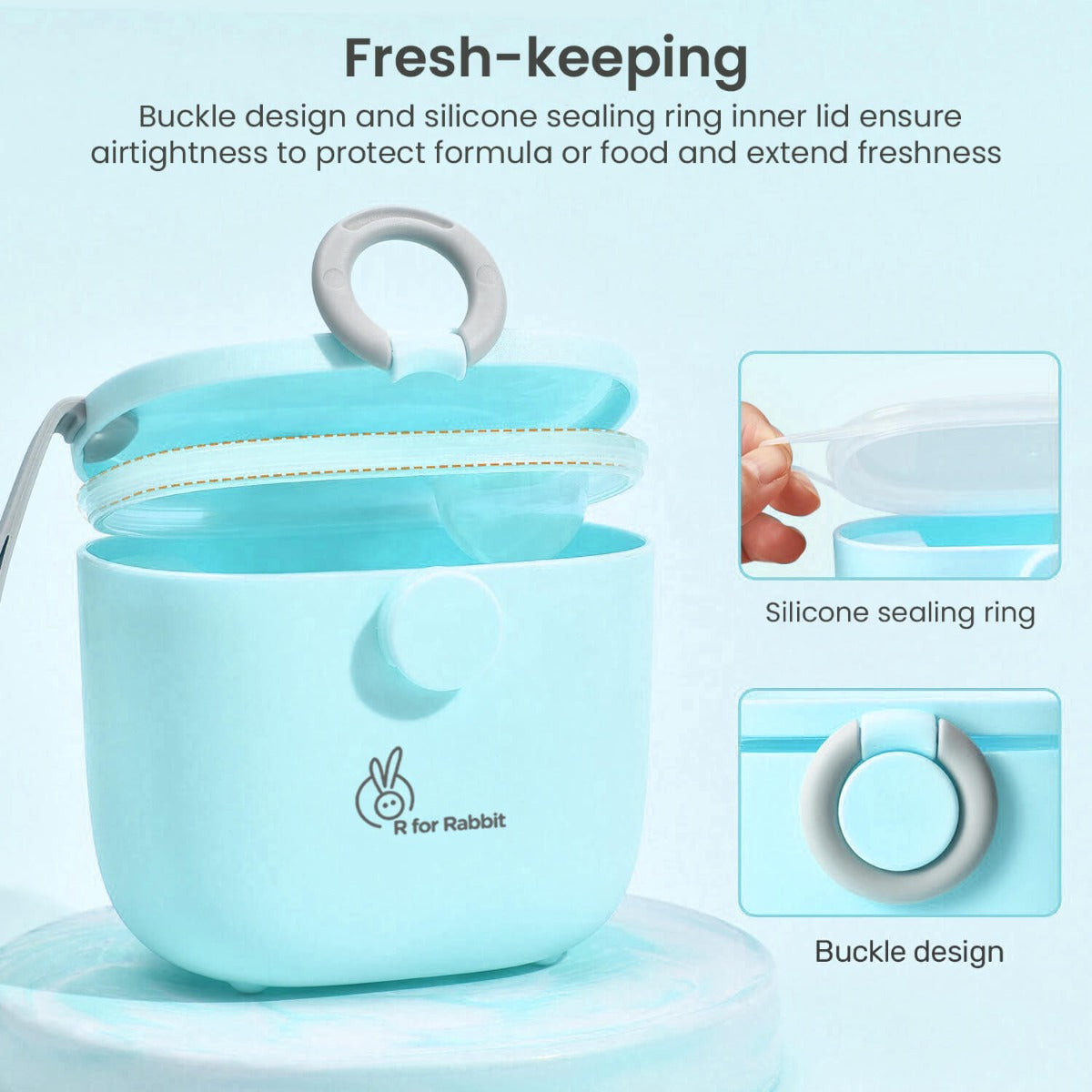 First Feed Box with Scoop, BPA Free, Leak Proof