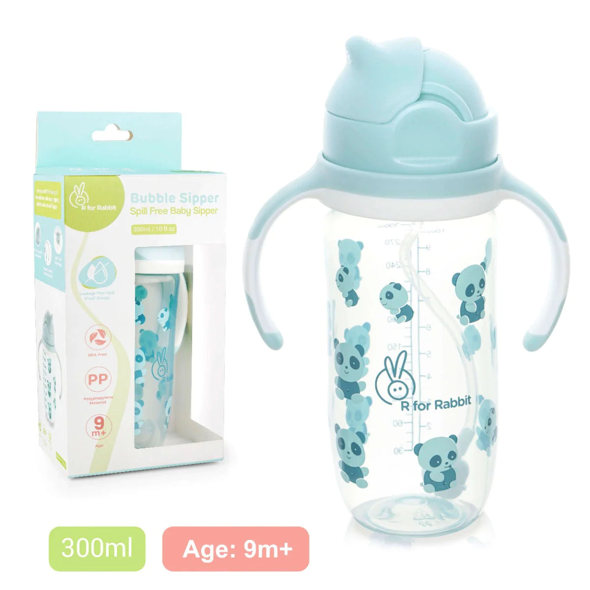 R for Rabbit Bubble Sipper Bottle