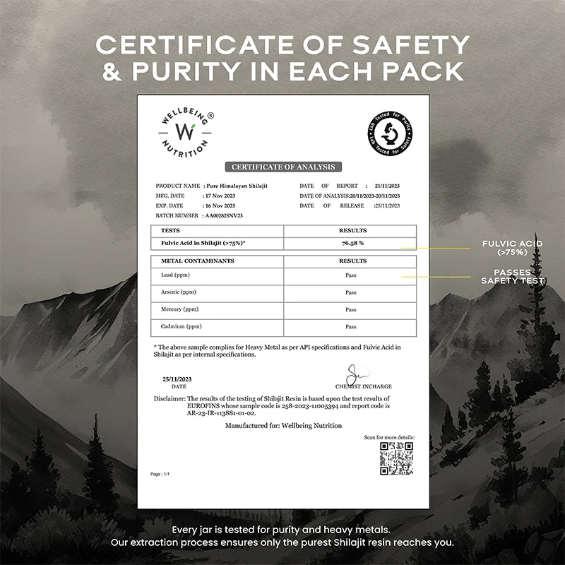 Wellbeing Shilajit Resin