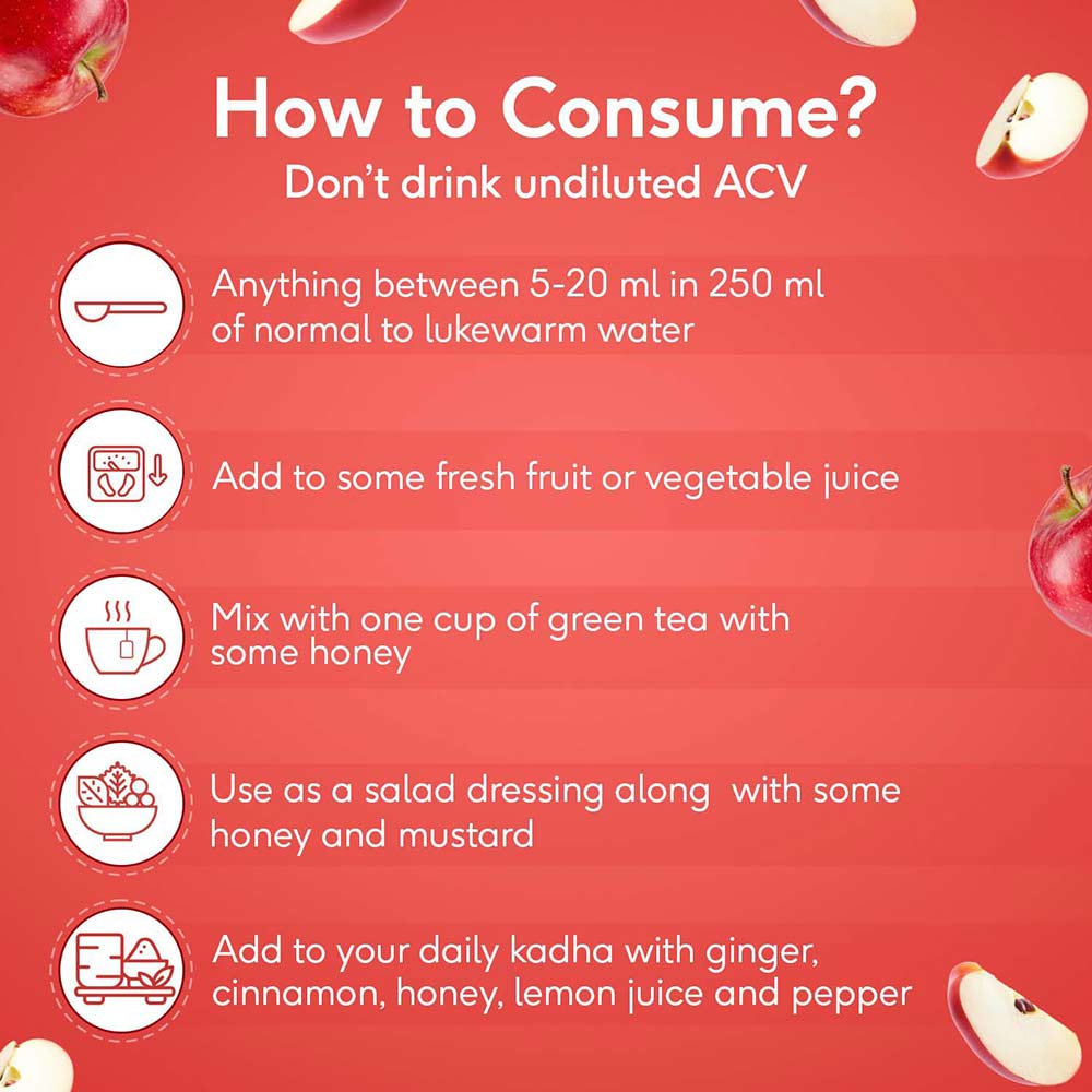 HK Vitals HealthKart Filtered Apple Cider Vinegar, 500 ml