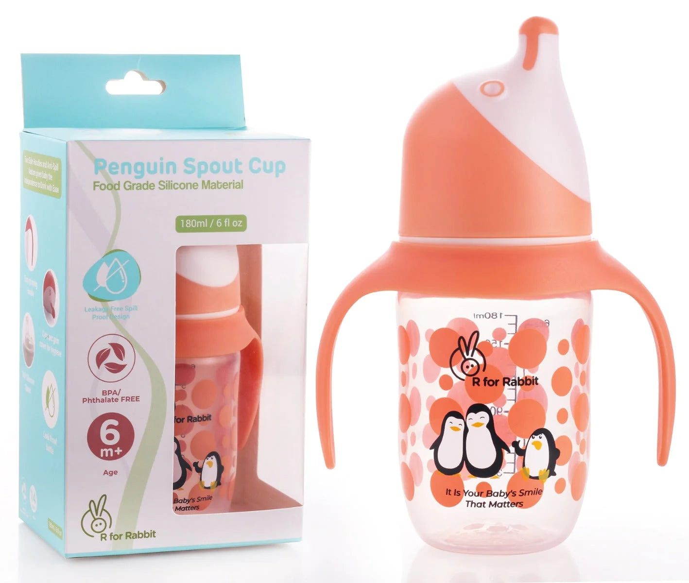R for Rabbit Penguin Spout Cup