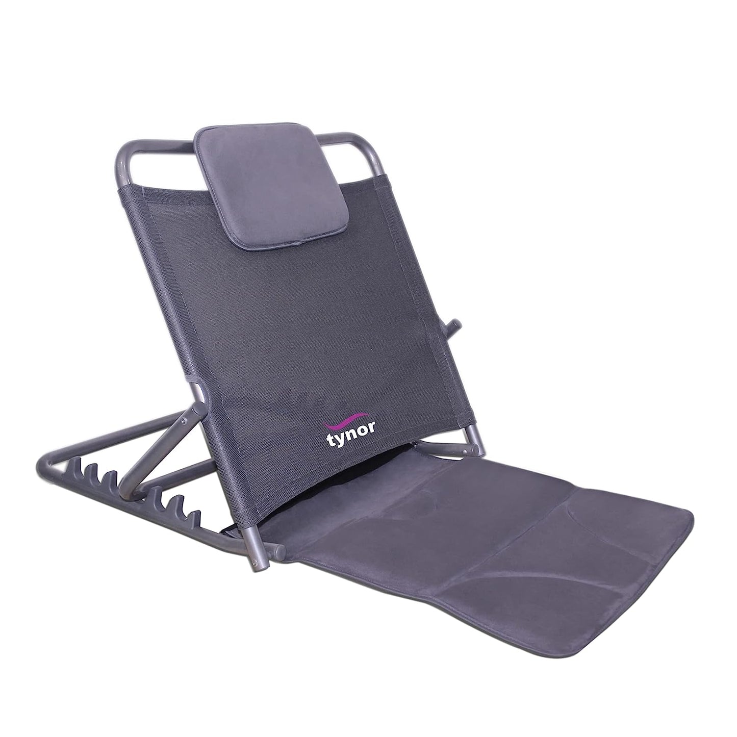 TYNOR Bed Back rest, Grey, Universal Size, 1 Unit Back Support