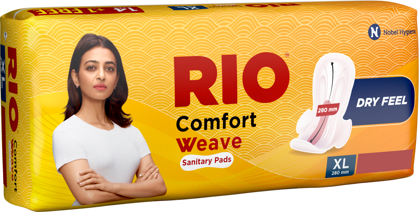 RIO Comfort Weave Sanitary Pads XL ( 27 + 3 Free Pads)