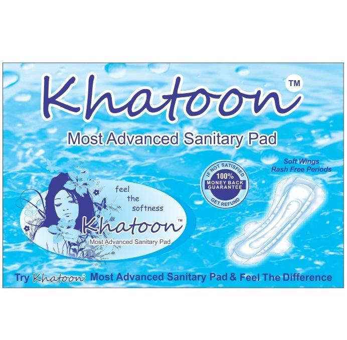 Khatoon Sanitary Pads Jumbo XL (Pack of 4)