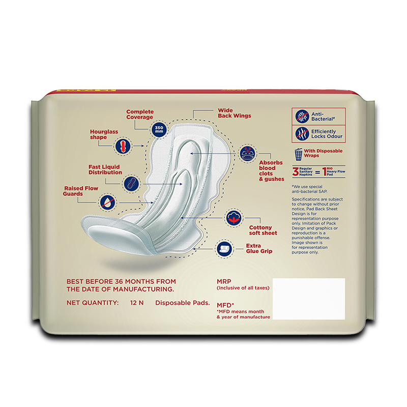 RIO Heavy Flow Sanitary Pads