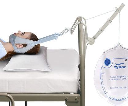 Tynor Cervical Traction Kit (Sleeping) with Weight Bag