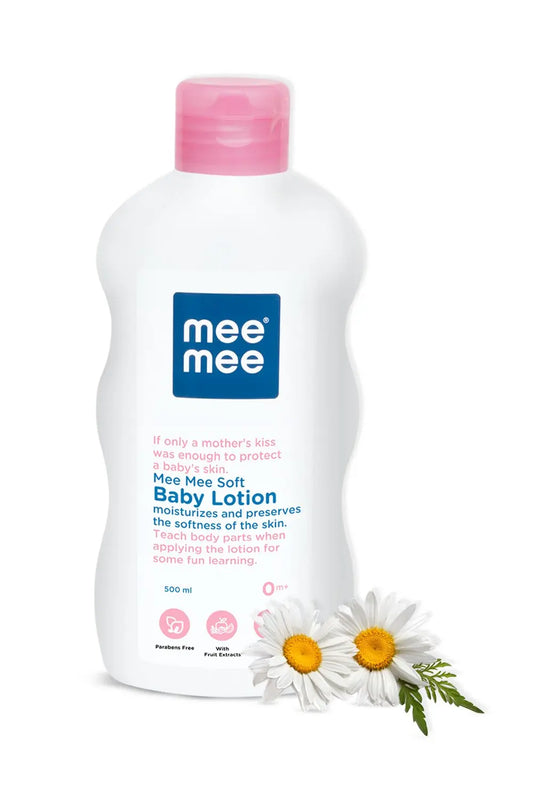 Mee Mee Soft Moisturising Baby Lotion With Fruit Extracts, 500ml (Pack of 2)