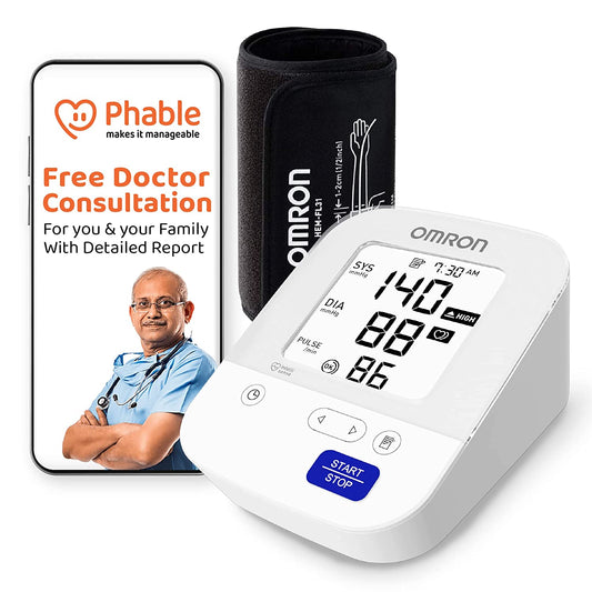 Automatic Blood Pressure Monitor HEM-7156 (Without Adapter)