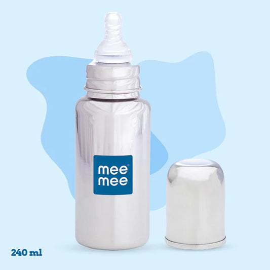 Mee Mee Milk-Safe™ Steel Feeding Bottle