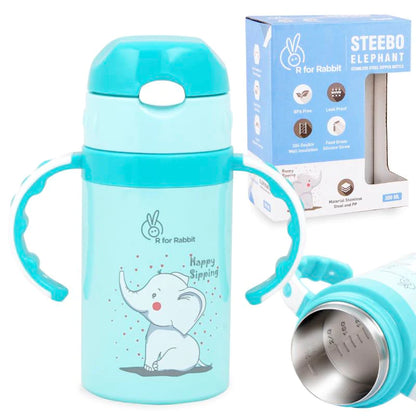 R for Rabbit Steebo Elephant SS Feeding Bottle 300 ML