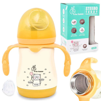 R for Rabbit Steebo Teddy SS Feeding Bottle 210 ML