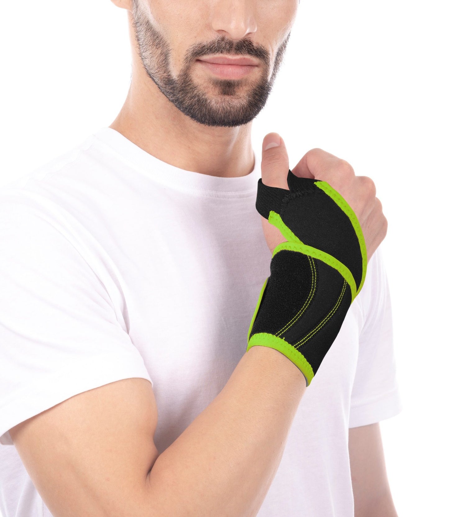 Tynor Wrist Support With Thumb Loop (Neo), Universal, Pack of 2