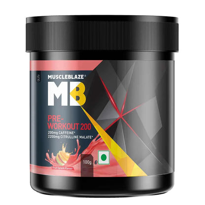 MuscleBlaze PRE Workout 200, 100 g