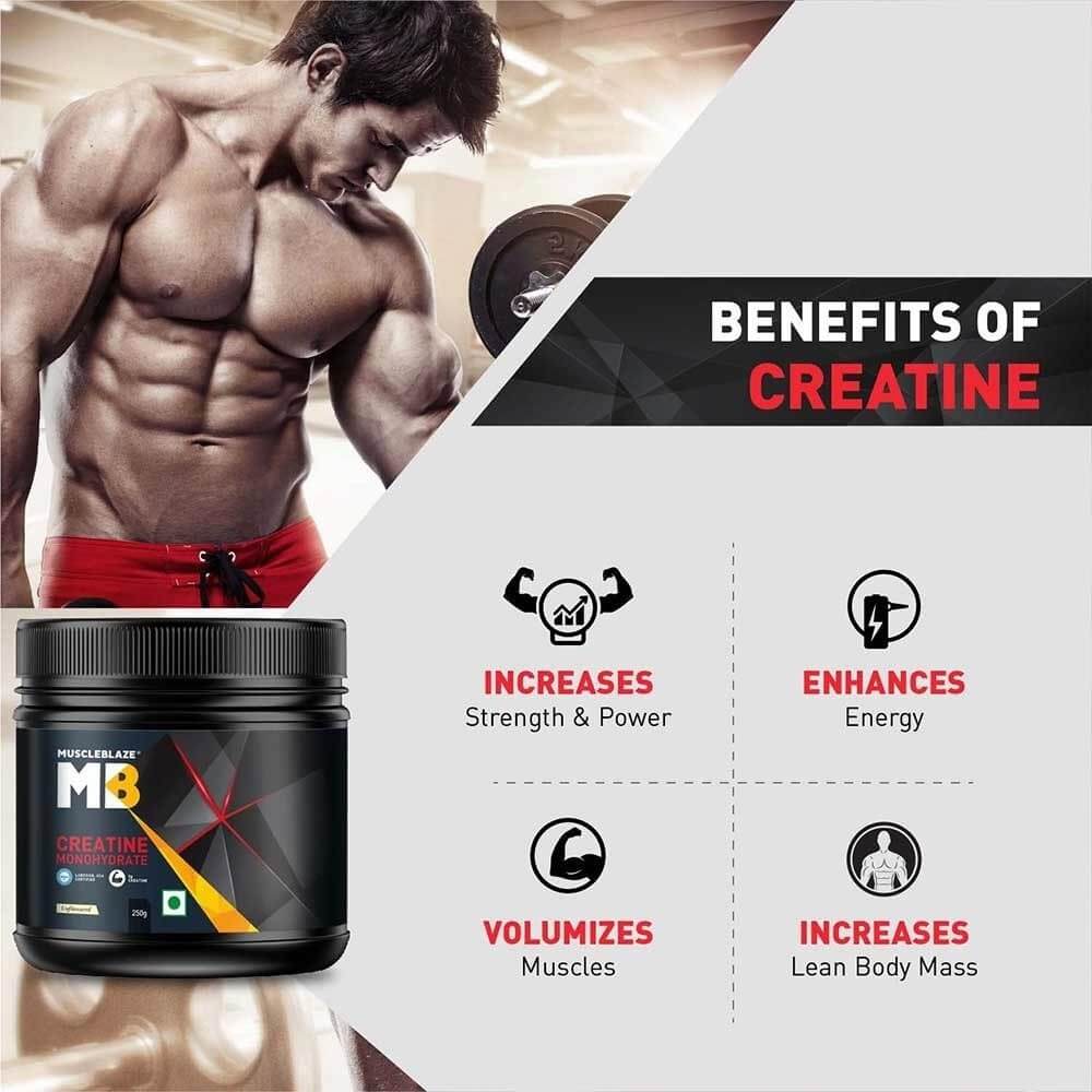 MuscleBlaze Creatine Monohydrate, 250 g