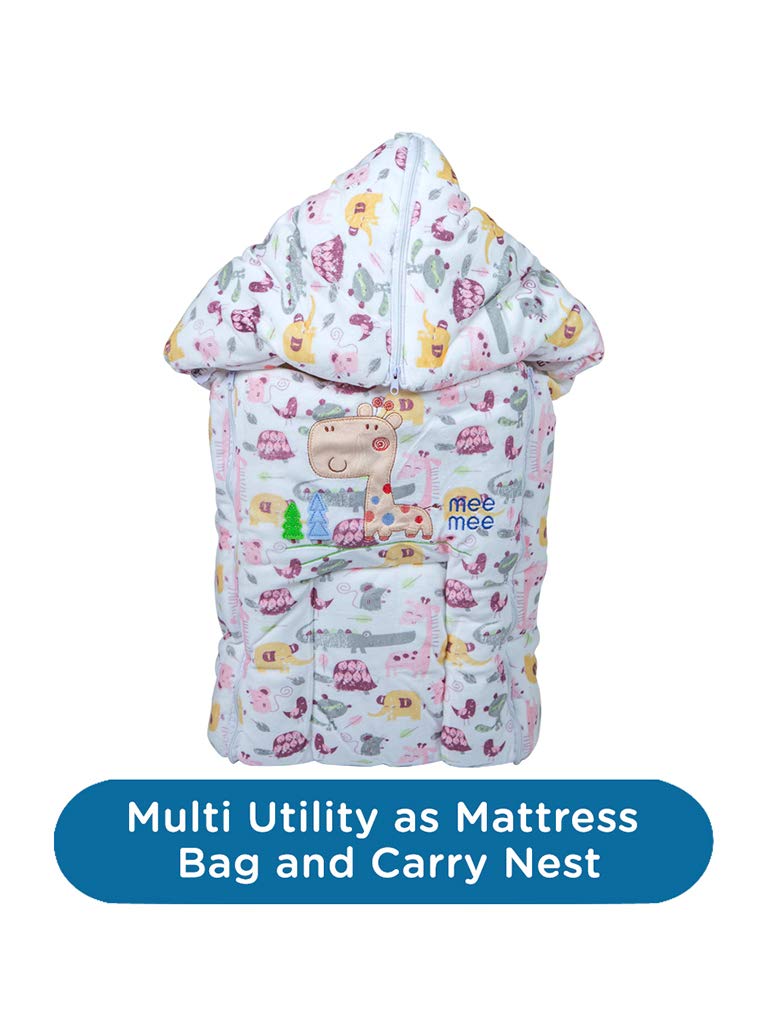 Mee Mee 3 in 1 Baby Carry Nest Sleeping Bag & Mattress