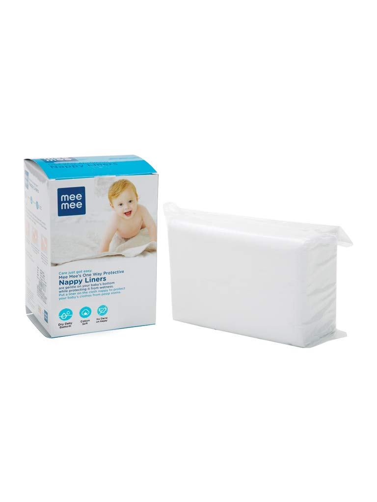 Mee Mee One-Way Protective Nappy Liners, 100 Count