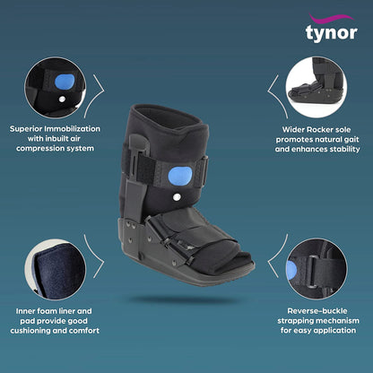 Tynor Walker Boot Air Short